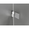 Mexen Lunar-B left-hinged shower enclosure 85 x 70 cm, transparent, chrome - 832-085-070-01-00-L