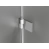Mexen Lunar-B left-hinged shower enclosure 85 x 70 cm, transparent, chrome - 832-085-070-01-00-L