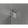 Mexen Lunar-B left-hinged shower enclosure 85 x 70 cm, transparent, chrome - 832-085-070-01-00-L