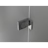 Mexen Lunar-B left-hinged shower enclosure 85 x 70 cm, transparent, chrome - 832-085-070-01-00-L