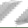 Mexen Mist H T Duschkabine Schwenkbar Rechts 100 x 100 cm, Transparent, Chrom - 8A5T-100-100-01-00-P