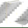Mexen Mist H T Duschkabine schwenkbar links 115 x 110 cm, transparent, gold - 8A5T-115-110-50-00-L