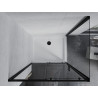Mexen Apia drsna pršna kabina 120 x 80 cm, prozoren, črna + Flat tuš kad, bela - 840-120-080-70-00-4010B