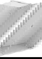 Mexen Mist-H T douchecabine scharnierend rechts 100 x 120 cm, transparant, chroom - 8A5T-100-120-01-00-P