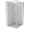 Mexen Lunar-B vasaku käega avatav dušinurk 100 x 100 cm, läbipaistev, kroom - 832-100-100-01-00-L