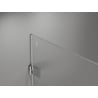 Mexen Lunar-B Left Hinged Shower Enclosure 100 x 100 cm, Transparent, Chrome - 832-100-100-01-00-L