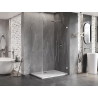 Mexen Lunar-B dušinurk parempoolse uksega 85 x 80 cm, läbipaistev, kroom - 832-085-080-01-00-P