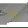 Mexen Mist-H T douchecabine, draaibaar, rechts 100 x 70 cm, transparant, goud - 8A5T-100-070-50-00-P