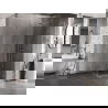 Mexen Lunar-B douchecabine draaiend rechts 90 x 90 cm, transparant, chroom - 832-090-090-01-00-P