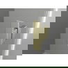 Mexen Mist H T Duschkabine schwenkbar links 100 x 75 cm, transparent, gold gebürstet - 8A5T-100-075-55-00-L