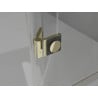Mexen Mist-H T right-hinged shower enclosure 105 x 75 cm, transparent, gold - 8A5T-105-075-50-00-P