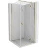 Mexen Mist-H T draaideur douchecabine rechts 80 x 80 cm, transparant, goud - 8A5T-080-080-50-00-P