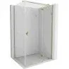 Mexen Mist-H T cabine de douche pivotante droite 90 x 95 cm, transparent, or - 8A5T-090-095-50-00-P