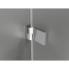 Mexen Lunar-B L cabine de douche pivotante gauche 100 x 100 cm, transparent, chrome - 832L-100-100-01-00-L