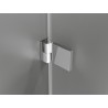 Mexen Lunar-B L ljuljajuća tuš kabina lijeva 100 x 100 cm, prozirna, krom - 832L-100-100-01-00-L