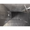 Mexen Lunar-B cabine de douche pivotante gauche 100 x 80 cm, transparent, blanc - 832-100-080-20-00-L
