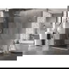 Mexen Lunar-B L douchecabine scharnierend links 75 x 70 cm, transparant, wit - 832L-075-070-20-00-L