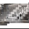 Mexen Lunar-B L douchecabine scharnierend links 75 x 70 cm, transparant, wit - 832L-075-070-20-00-L