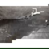 Mexen Lunar-B L Duschkabine schwenkbar links 90 x 70 cm, transparent, weiß - 832L-090-070-20-00-L