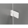 Mexen Lunar-B L cabine de douche à battant gauche 100 x 70 cm, transparent, blanc - 832L-100-070-20-00-L