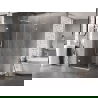 Mexen Lunar-B L Duschkabine schwenkbar links 80 x 80 cm, transparent, weiß - 832L-080-080-20-00-L