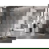 Mexen Lunar-B L Duschkabine schwenkbar links 80 x 80 cm, transparent, weiß - 832L-080-080-20-00-L