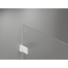 Mexen Lunar-B L tuš kabina sa zakretnim vratima lijevo 100 x 90 cm, prozirna, bijela - 832L-100-090-20-00-L