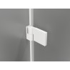 Mexen Lunar-B L tuš kabina sa zakretnim vratima lijevo 100 x 90 cm, prozirna, bijela - 832L-100-090-20-00-L