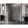 Mexen Lunar-B Duschkabine schwenkbar links 95 x 80 cm, transparent, gold - 832-095-080-50-00-L