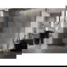Mexen Lunar-B douchecabine scharnierend links 95 x 90 cm, transparant, goud - 832-095-090-50-00-L
