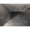 Mexen Lunar-B vasakpoolne pöörduksega dušinurk 100 x 90 cm, läbipaistev, kuldne - 832-100-090-50-00-L