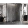 Mexen Lunar-B Duschkabine rechts 85 x 70 cm, transparent, gold - 832-085-070-50-00-P