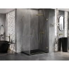 Mexen Lunar-B dušinurk pöördusega uks paremal 85 x 80 cm, läbipaistev, kuldne - 832-085-080-50-00-P