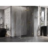 Mexen Lunar-B dušinurk pöördusega uks paremal 85 x 80 cm, läbipaistev, kuldne - 832-085-080-50-00-P