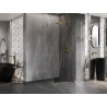Mexen Lunar-B tuš kabina zakretna desna 90 x 90 cm, prozirna, zlatna - 832-090-090-50-00-P