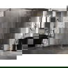 Mexen Lunar-B Duschkabine schwenkbar rechts 100 x 100 cm, transparent, gold - 832-100-100-50-00-P