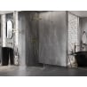 Mexen Lunar-B L cabine de douche pivotante gauche 70 x 70 cm, transparente, or - 832L-070-070-50-00-L