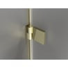 Mexen Lunar-B L cabine de douche pivotante gauche 90 x 70 cm, transparent, or - 832L-090-070-50-00-L