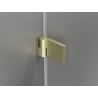 Mexen Lunar-B Duschkabine schwenkbar links 70 x 70 cm, transparent, gold gebürstet - 832-070-070-55-00-L