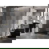 Mexen Lunar-B draaideur douchecabine links 75 x 70 cm, transparant, goud geborsteld - 832-075-070-55-00-L