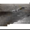 Mexen Lunar-B draaideur douchecabine links 100 x 100 cm, transparant, geborsteld goud - 832-100-100-55-00-L