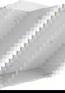 Mexen Lunar-B Duschkabine rechts öffnend 90 x 70 cm, transparent, gebürstetes Gold - 832-090-070-55-00-P