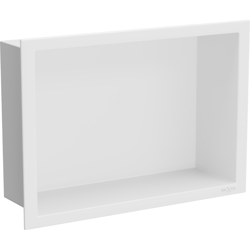 Mexen X-Wall-R nis vak plank met flens 30 x 20 cm, wit - 1920302010