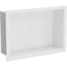 Mexen X-Wall-R nischhylla med krage 30 x 20 cm, vit - 1920302010