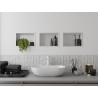 Mexen X-Wall-R estante empotrado con reborde 30 x 20 cm, blanco - 1920302010
