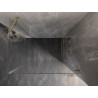 Mexen Lunar-B dušinurk, parempoolne 100 x 90 cm, läbipaistev, kuldne harjatud - 832-100-090-55-00-P