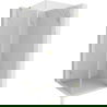 Mexen Lunar-B douchescherm recht openslaand rechts 100 x 100 cm, transparant, goud geborsteld - 832-100-100-55-00-P