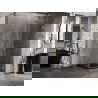 Mexen Lunar-B douchescherm recht openslaand rechts 100 x 100 cm, transparant, goud geborsteld - 832-100-100-55-00-P