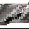 Mexen Lunar-B douchecabine met zwenkdeur links 70 x 70 cm, transparant, roze goud - 832-070-070-60-00-L