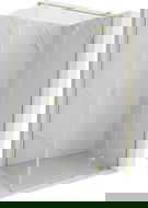 Mexen Mist-H T douchecabine draaideur rechts 70 x 75 cm, transparant, goud geborsteld - 8A5T-070-075-55-00-P